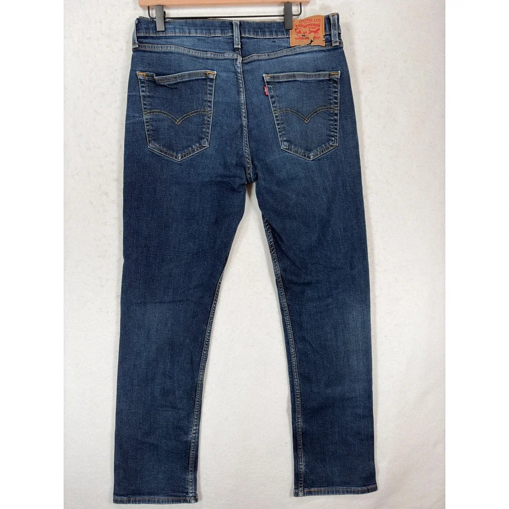 Levis 514 Straight Fit Jeans Mens 33x30 Dark Wash Blue Denim Pants